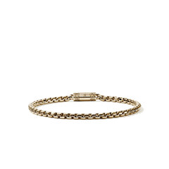 John Hardy Gold Box Chain Bracelet
