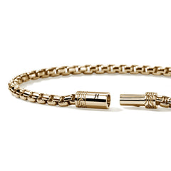 John Hardy Gold Box Chain Bracelet
