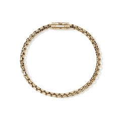 John Hardy Gold Box Chain Bracelet