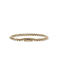 John Hardy Gold Box Chain Bracelet