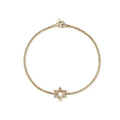 John Hardy Essentials Star of David 2mm Chain Bracelet