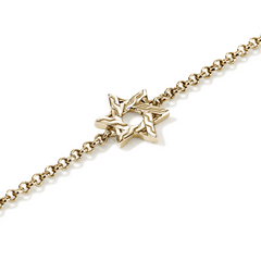 John Hardy Essentials Star of David 2mm Chain Bracelet