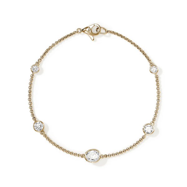 John Hardy Lovestruck Lab Grown Diamond Station Bracelet