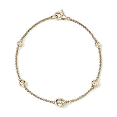 John Hardy Lovestruck Lab Grown Diamond Station Bracelet