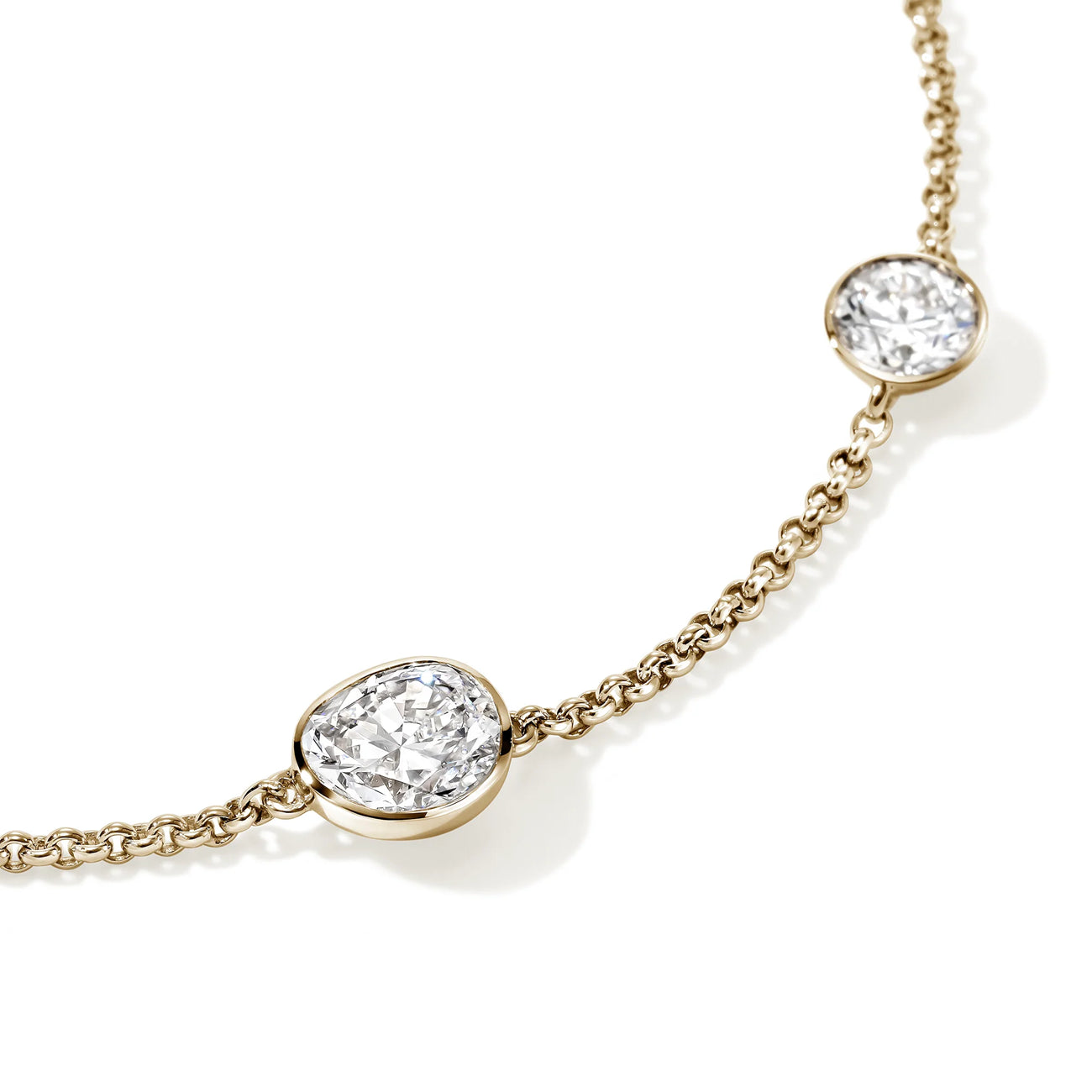 John Hardy Lovestruck Lab Grown Diamond Station Bracelet