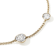 John Hardy Lovestruck Lab Grown Diamond Station Bracelet