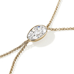John Hardy Lovestruck Lab Grown Diamond, Gold Hand Chain