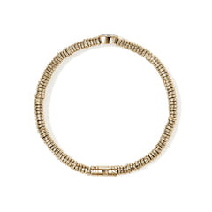 John Hardy Lovestruck Gold Heishi Lab Grown Diamond Bracelet