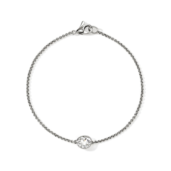 John Hardy Lovestruck 0.75ctw Lab Grown Diamond Station Bracelet