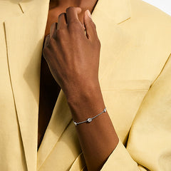 John Hardy Lovestruck Lab Grown Diamond Station Silver Bracelet