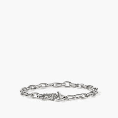 John Hardy Surf Bracelet with Diamond Pave Station