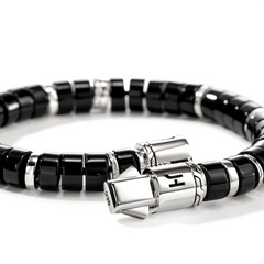 John Hardy Heishi Black Onyx 8mm Beaded Bracelet