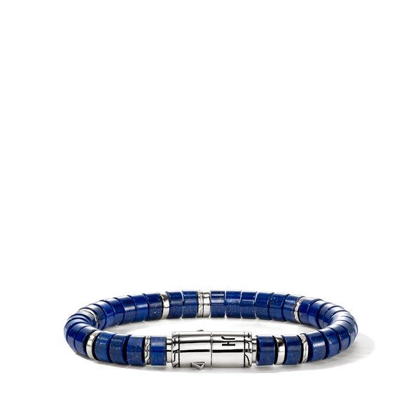 John Hardy Heishi Lapis Lazuli 8mm Beaded Bracelet