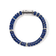 John Hardy Heishi Lapis Lazuli 8mm Beaded Bracelet