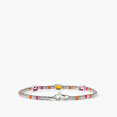 John Hardy 2.5mm Heishi Three Gem Bracelet in Citrine