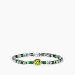 John Hardy Heishi Gem 4mm Peridot Bracelet