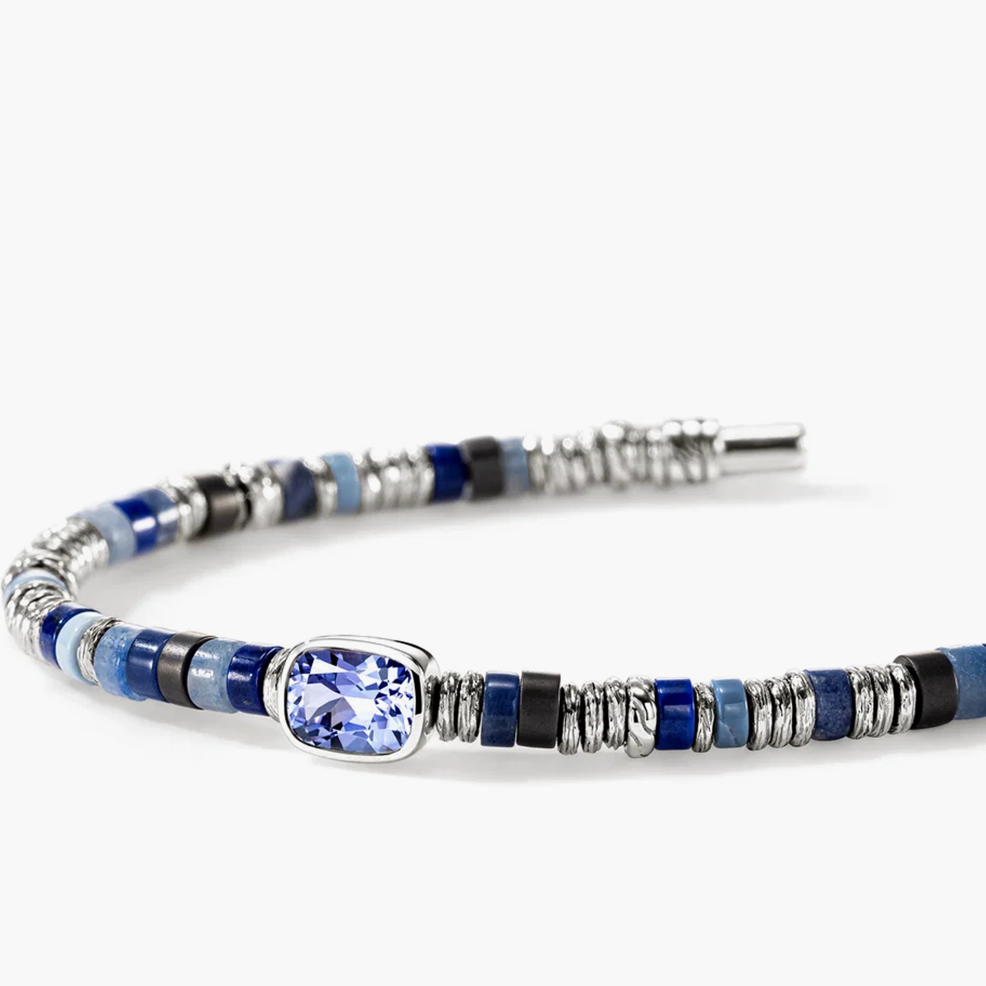 John Hardy Heishi Gem 4mm Tanzanite Bracelet