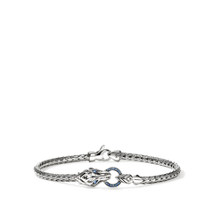 John Hardy Naga Blue Sapphire 3.5mm Bracelet