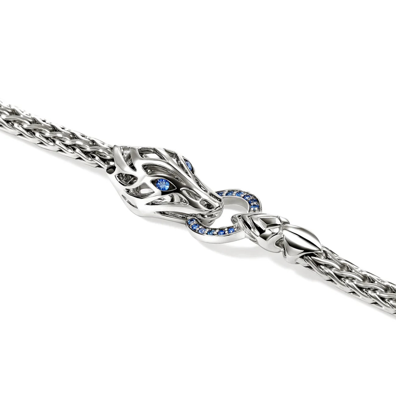 John Hardy Naga Blue Sapphire 3.5mm Bracelet