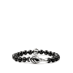 John Hardy Legends Onyx Eagle 8mm Beaded Bracelet