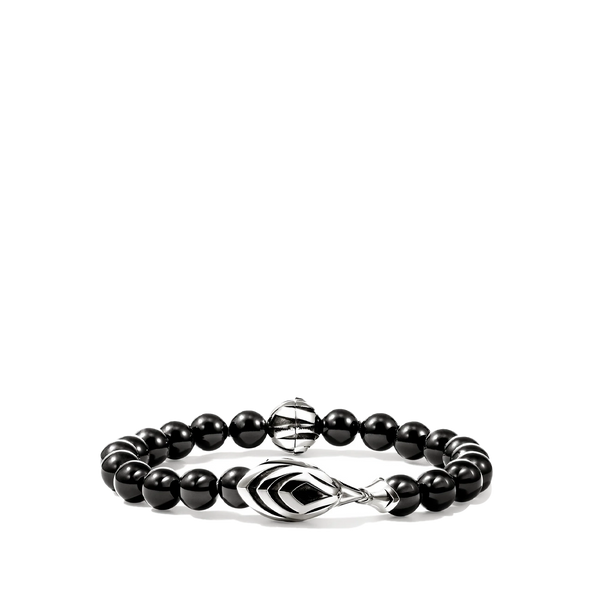 John Hardy Legends Onyx Eagle 8mm Beaded Bracelet