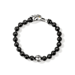 John Hardy Legends Onyx Eagle 8mm Beaded Bracelet
