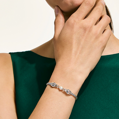 John Hardy Naga Pearl and Blue Sapphire Chain Bracelet