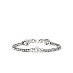 John Hardy Naga Pearl and Blue Sapphire Chain Bracelet