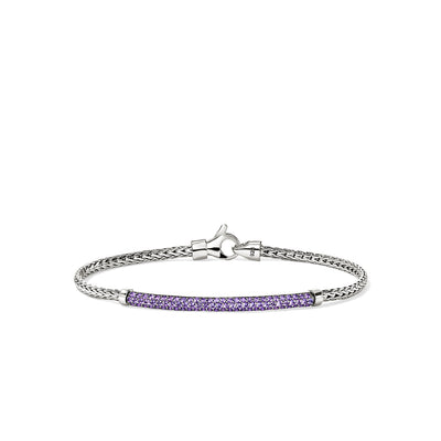 John Hardy Essentials Amethyst 2.5mm Silver Bracelet - John Hardy product