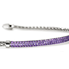 John Hardy Essentials Amethyst 2.5mm Silver Bracelet