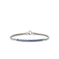 John Hardy Essentials Blue Sapphire 2.5mm Silver Bracelet