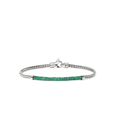 John Hardy Essentials Emerald 2.5mm Silver Bracelet - John Hardy product