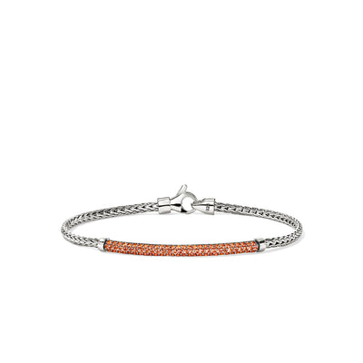 John Hardy Essentials Orange Sapphire 2.5mm Silver Bracelet - John Hardy product