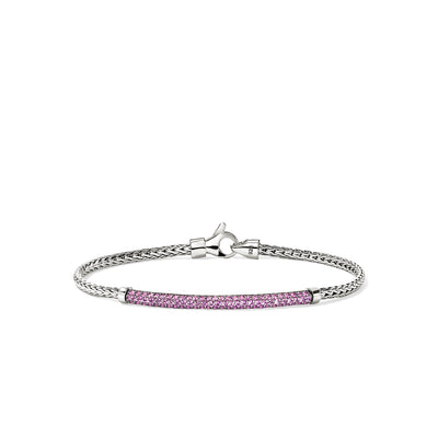 John Hardy Essentials Pink Sapphire 2.5mm Silver Bracelet - John Hardy product