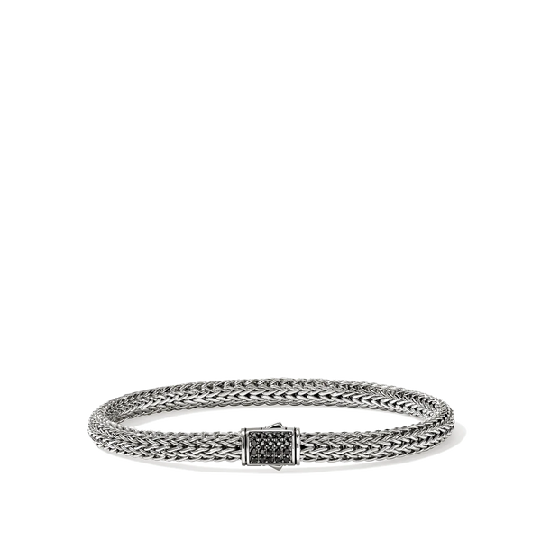 John Hardy Icon Silver 5mm Black Sapphire Bracelet