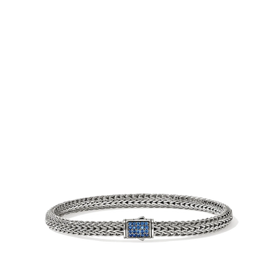 John Hardy Icon Silver 5mm Blue Sapphire Bracelet - John Hardy  product