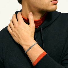 John Hardy Icon Silver 7.5mm Black Sapphire Bracelet