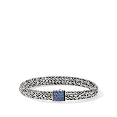John Hardy Icon Silver 7.5mm Blue Sapphire Bracelet - John Hardy  product