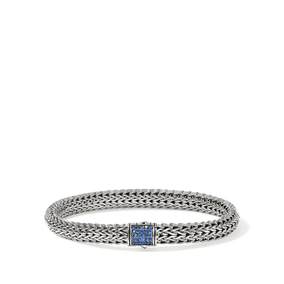 John Hardy Icon Silver 6.5mm Blue Sapphire Bracelet - John Hardy  product