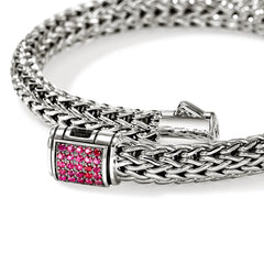 John Hardy Icon Ruby 6.5mm Chain Bracelet