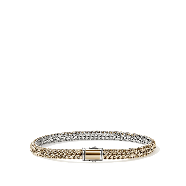 John Hardy Icon Silver and Gold Reversible 5mm Bracelet