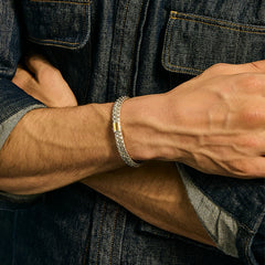 John Hardy Icon Silver and Gold 7.5mm Bracelet