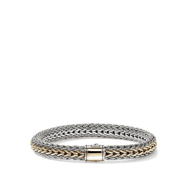 John Hardy Icon Silver and Gold Reversible 7.5mm Bracelet