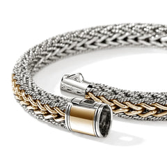 John Hardy Icon Silver and Gold Reversible 7.5mm Bracelet