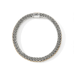 John Hardy Icon Silver and Gold Reversible 7.5mm Bracelet