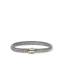 John Hardy Icon Silver and Gold 6.5mm Bracelet