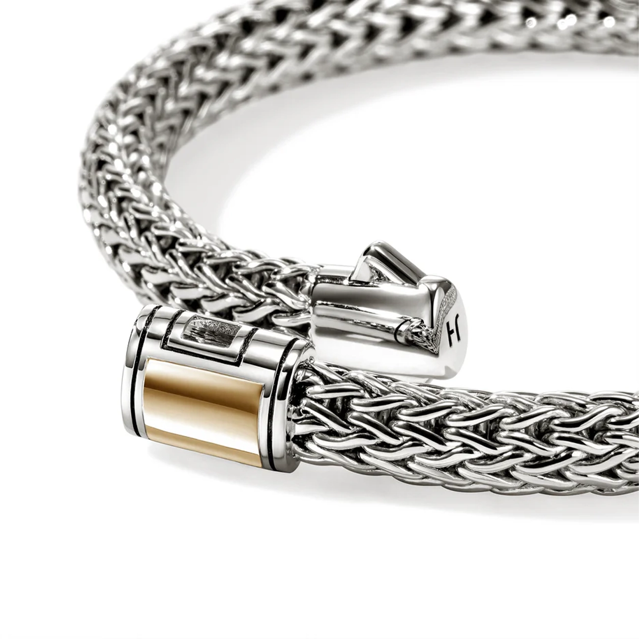 John Hardy Icon Silver and Gold 6.5mm Bracelet
