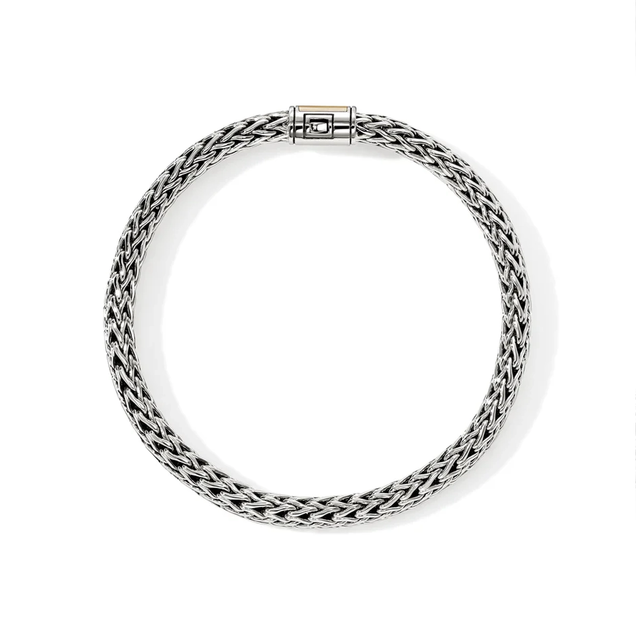 John Hardy Icon Silver and Gold 6.5mm Bracelet