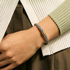 John Hardy Icon Silver and Gold 6.5mm Bracelet