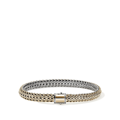 John Hardy Icon Silver and Gold Reversible 6.5mm Bracelet
